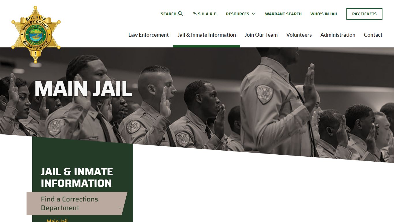 Main Jail - shelby-sheriff.org